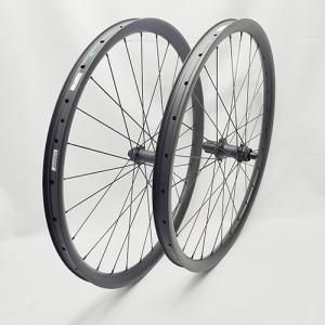 36mm wide asymmetric carbon fiber bicycle wheel with M50 boost hub
