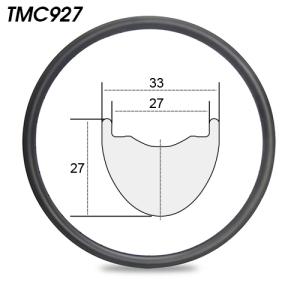 TMC927 29er carbon mtb bike rims 33mm wide 27mm depth