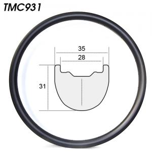 TMC931 29er carbon ebike rims 35mm wide 31mm depth