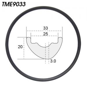 TME9033 low profile carbon fiber bike mountain bike rim 29er