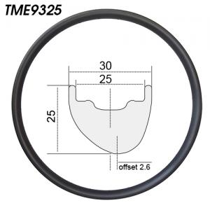 TME9325 carbon xc rims 29 35mm wide 25mm deep