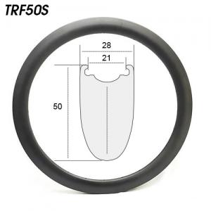 TRF50S 50mm carbon road bike clincher rims 28mm wide