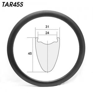 TAR45S allroad 45mm carbon gravel bike clincher rims 31mm wide