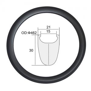 20 inches 451 30mm Deep 21mm Carbon Rim