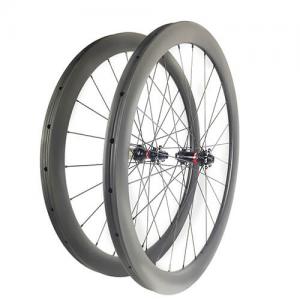 Carbon 45mm tubular disc brake wheelset