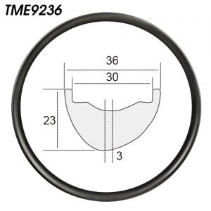 TME9236 carbon mtb bike rims 29er 36mm wide 23mm deep