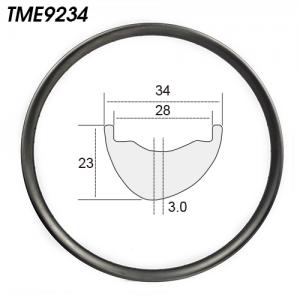 29er carbon mtb bike rims 34mm wide 23mm deep tme9234