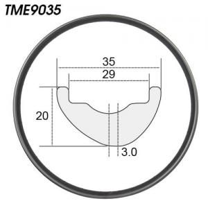 TME9035 low profile carbon fiber bike mountain bike rim 29er