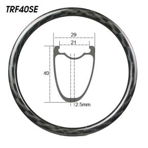 TRF40SE 21mm inner asymmetric 40mm road bike rims