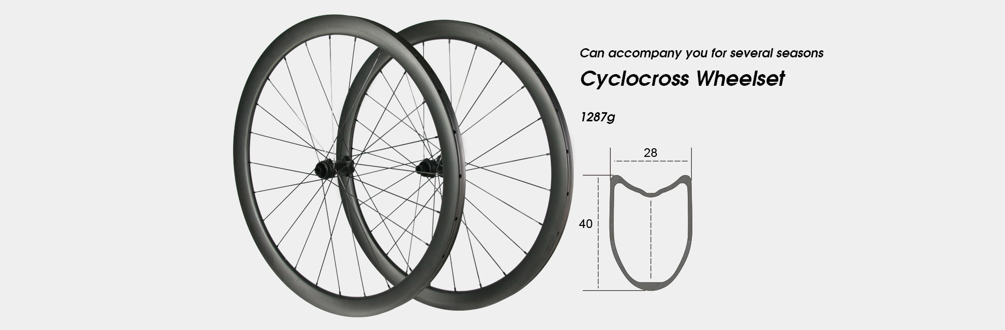Aero carbon fiber spokes