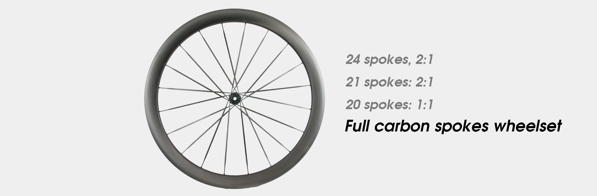 Build the carbon wheelset as you want