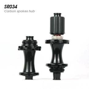 SR034 24H full carbon spokes road bicycle wheels hub