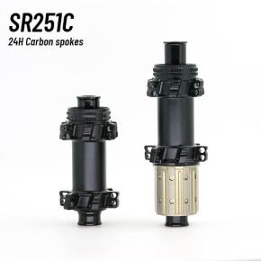 SR251C 24H Carbon Spokes Road Bicycle Wheels Hub