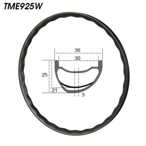 TME9352 Wavy sharp MTB 29er Carbon Fiber Rim